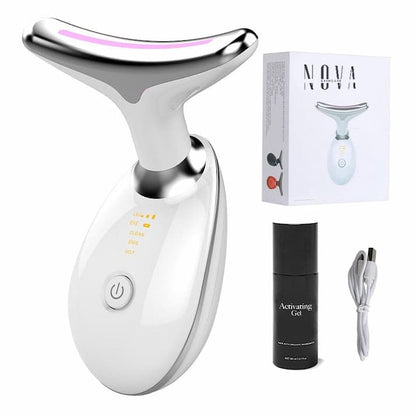 Masseur Visage Anti-Rides LED - Lifting & Anti-Cernes  à  Domicile