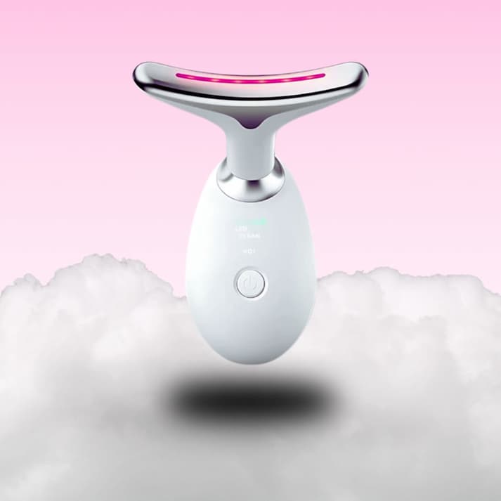 Masseur Visage Anti-Rides LED - Lifting & Anti-Cernes  à  Domicile
